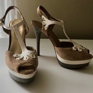 Tri colored Jessica Simpson sandals size 6.5